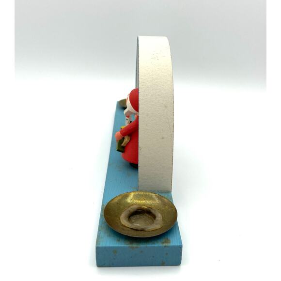 Vintage German Wooden Christmas Display Double Candleholder Wood Arch GDR - READ - Picture 2 of 9